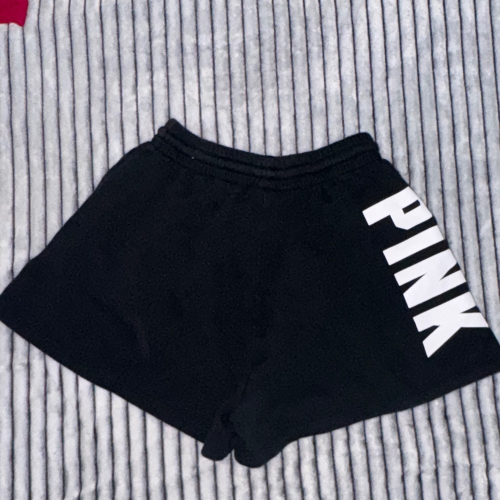 PINK Victoria's Secret Black Athletic Shorts